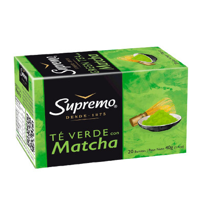 SUPREMO TE VERDE CON MATCHA Supremo Te Verde Con Matcha