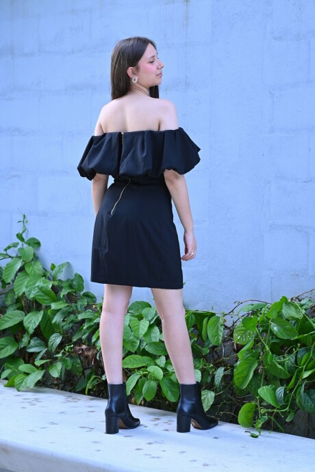 Vestido corto Pilarica Negro