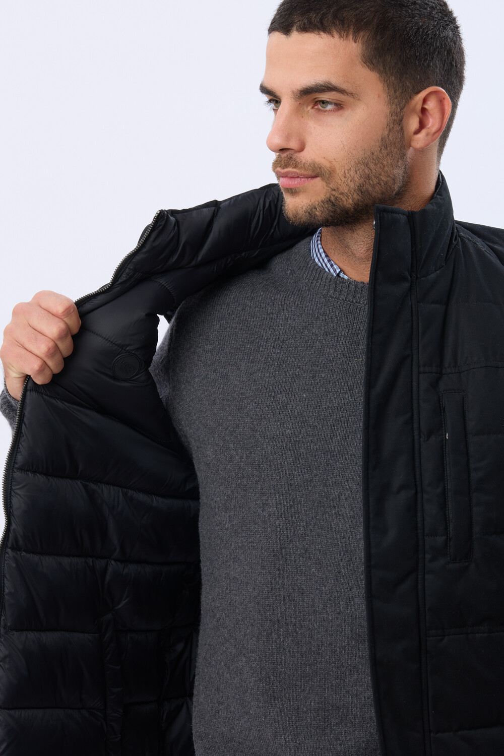 CHALECO REVERSIBLE ACOLCHADO Negro