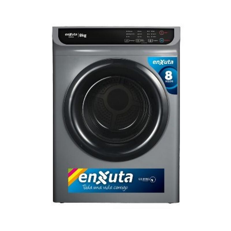 SECARROPAS ENXUTA DE CARGA FRONTAL 8KG – SENX080S Negro