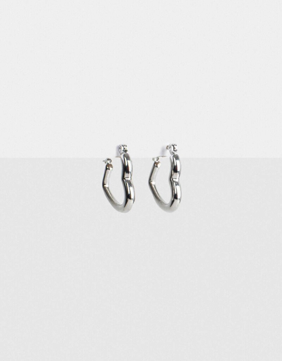 Aros Argolla Acero Quirúrgico - Plateado 