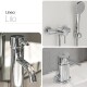 Juego Completo De Griferia De Baño Linea Lilo Fv CROMO