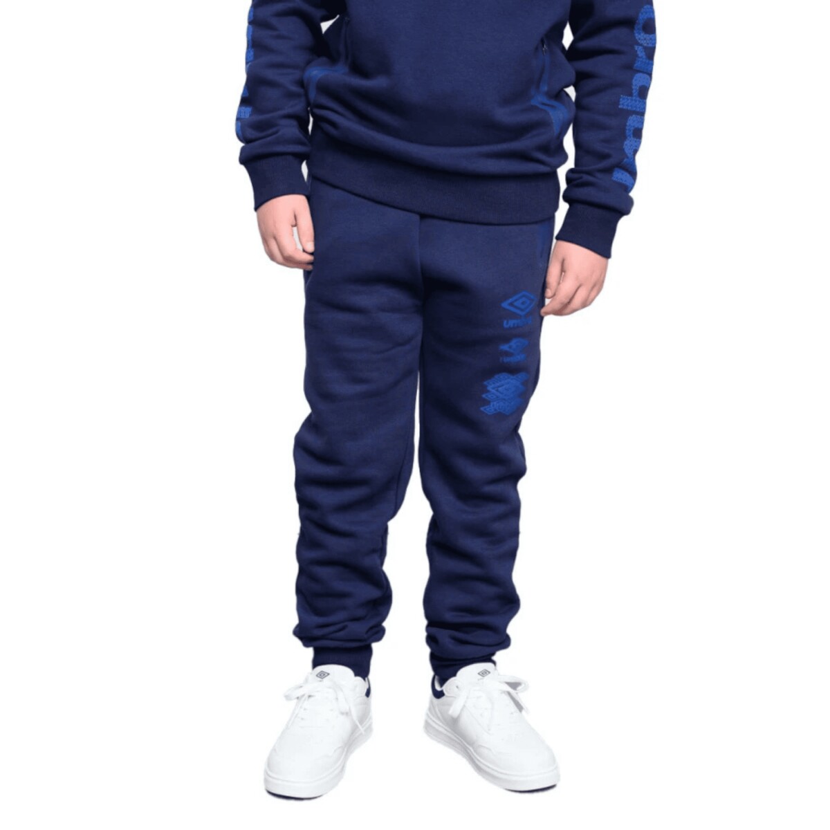 Umbro PANTALÓN STACKED LOGO - Azul-celeste 