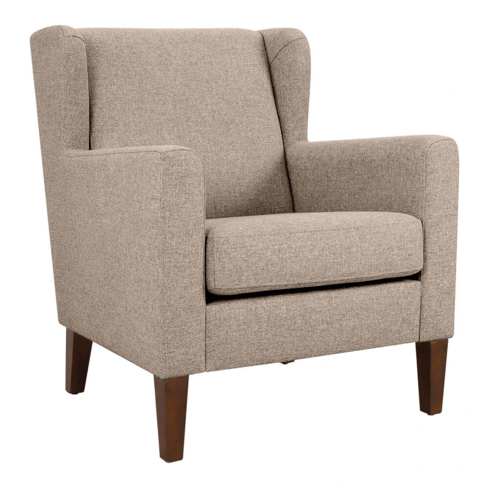 BUTACA MARRÓN TELA ARISTOCRATA