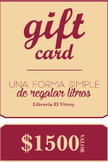 GIFT CARD VIRTUAL $1500 GIFT CARD VIRTUAL $1500