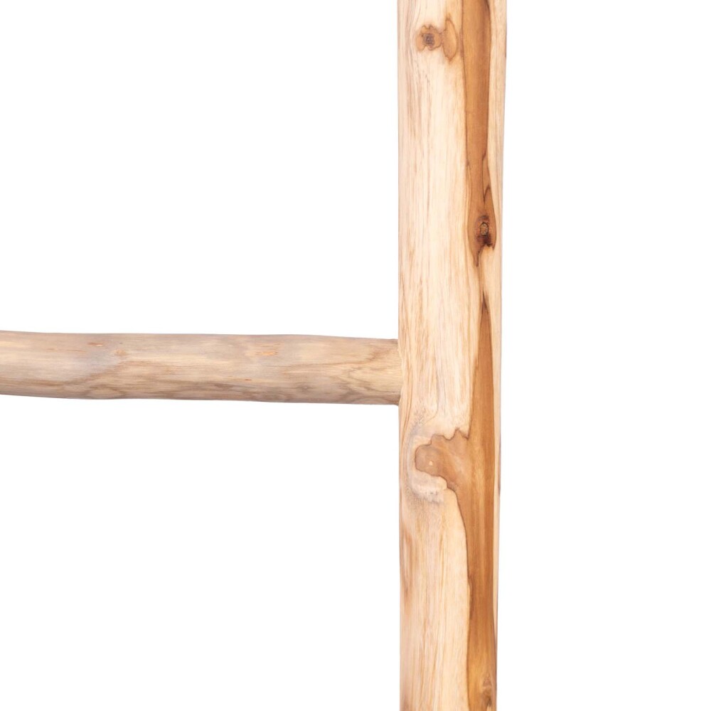 ESCALERA DECORATIVA MADERA NATURAL-BEIGE INDO