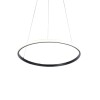 COLGANTE LED 24W ANILLOS 3000K NEGRO 80CM COLGANTE LED 24W ANILLOS 3000K NEGRO 80CM