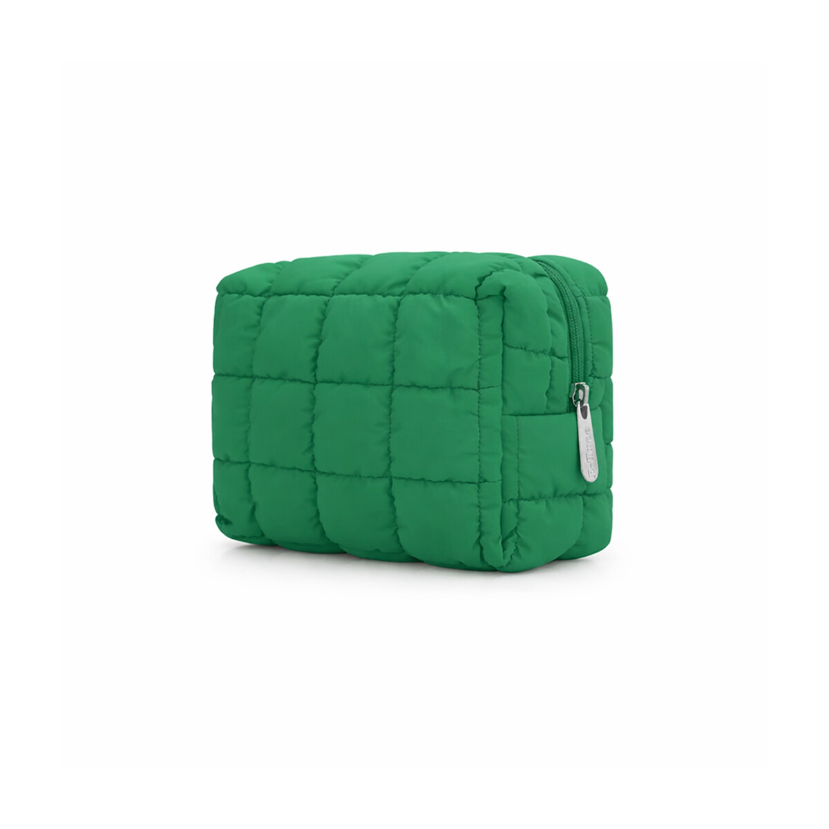 Neceser puffer clasico - 10x12x19cm - Verde 