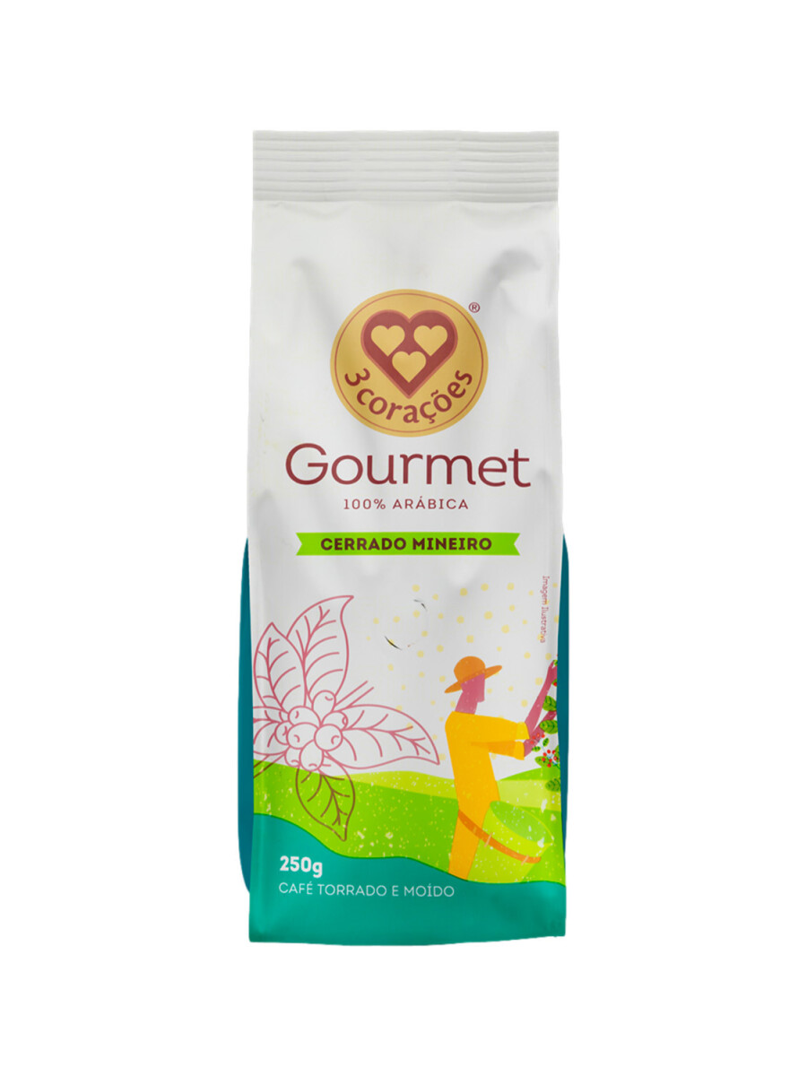 Café Tostado y Molido Tres Corazones Cerrado Mineiro 250 g Café Tostado y Molido Tres Corazones Cerrado Mineiro 250 g
