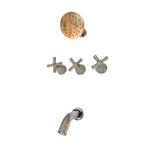 Griferia de ducha Cuzco Cromado Brillante Griferia De Ducha Cuzco Cromado Brillante