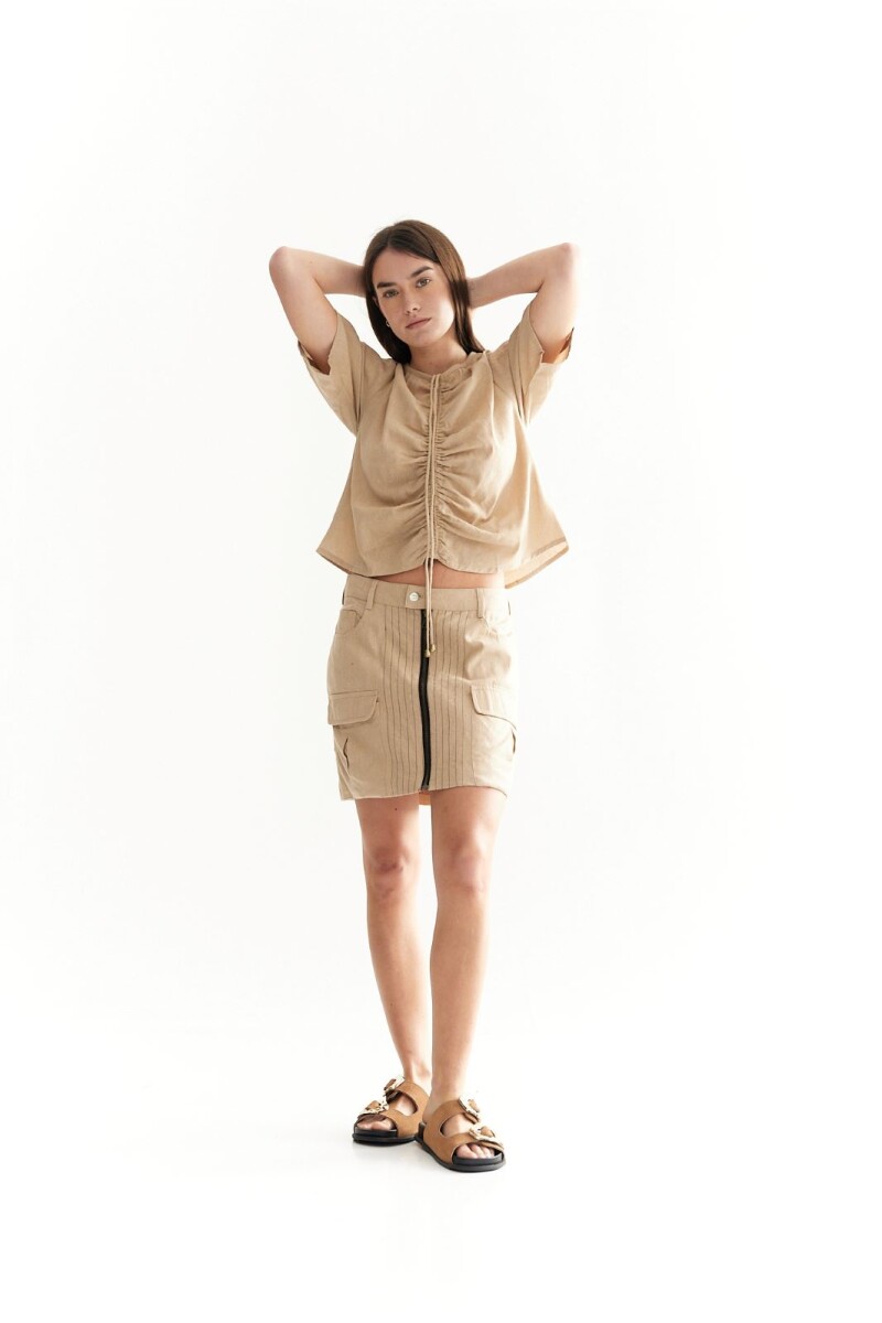 Falda Costa Beige