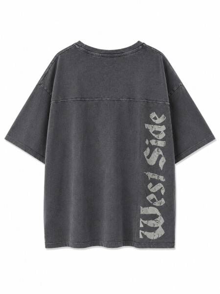 REMERA PONCHE GRIS OSCUROGenérico