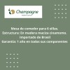 MESA COMEDOR - MADERA CINAMOMO MESA COMEDOR - MADERA CINAMOMO