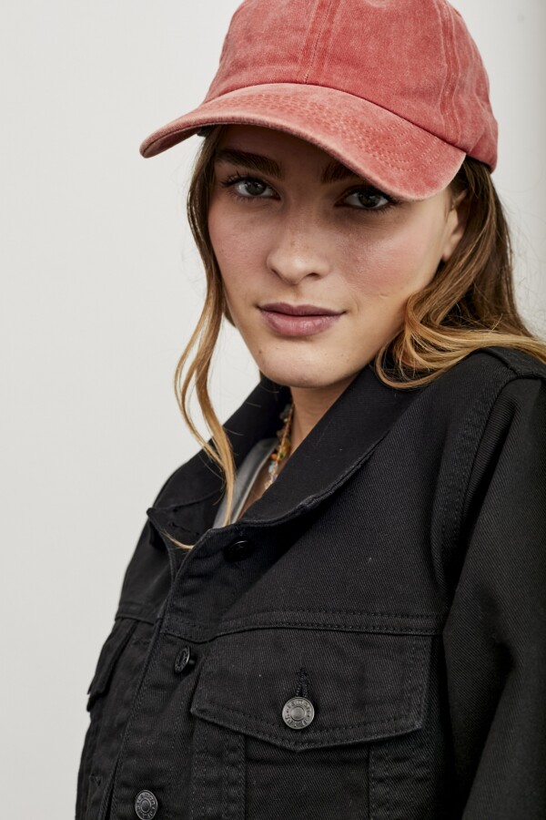 Gorra Lavada Rojo