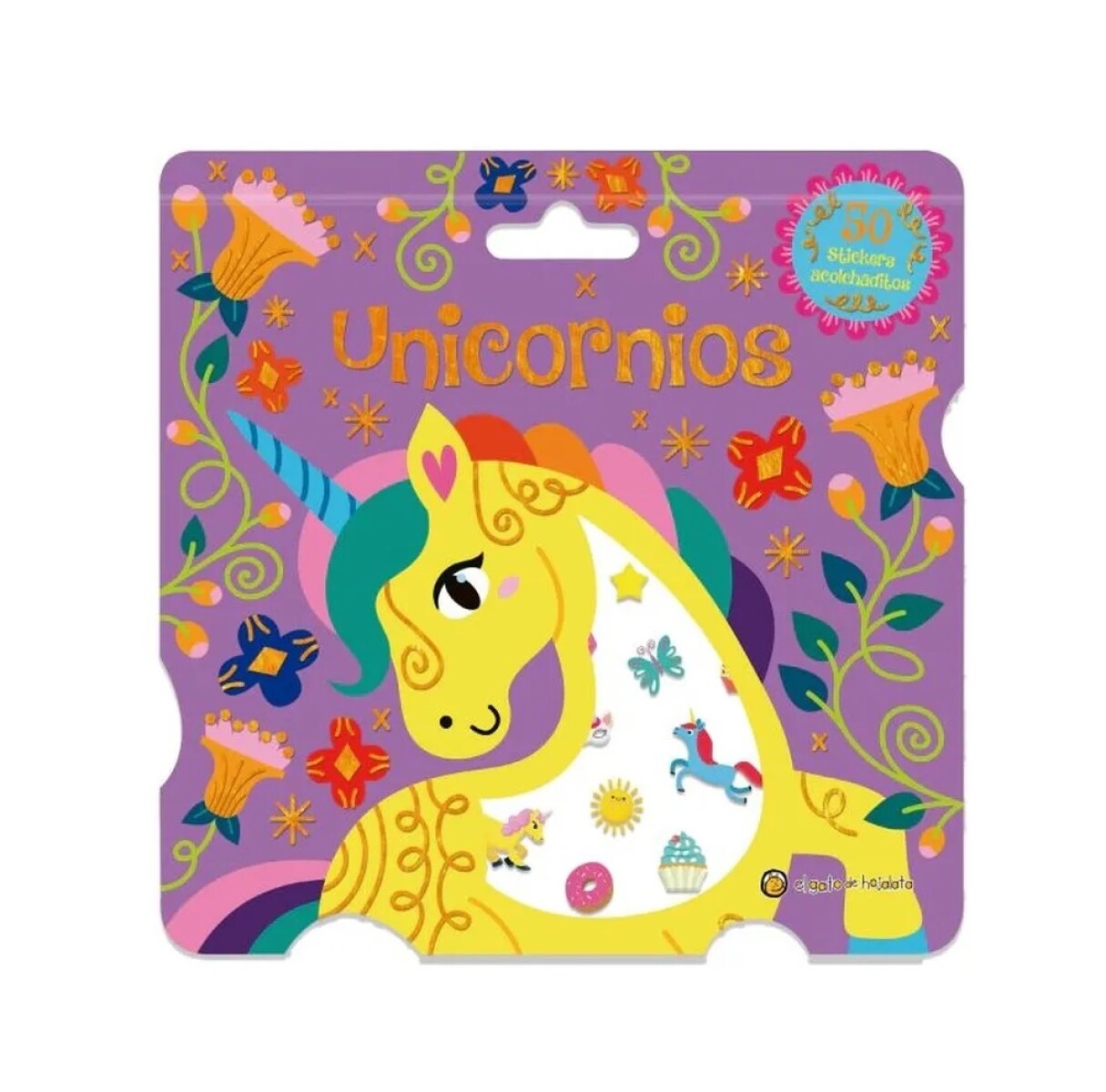 UNICORNIOS-STICKERS ACOLCHADITOS 