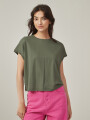 Remera Canela Verde Militar