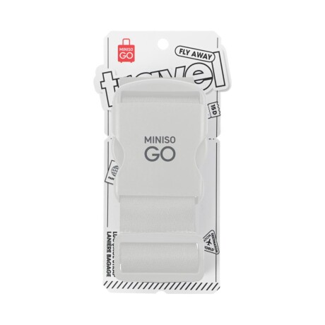 Correa de valija blanco