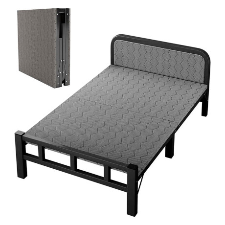 Cama Plegable Acero 1 Plaza 189x90cm 025-4 GRIS