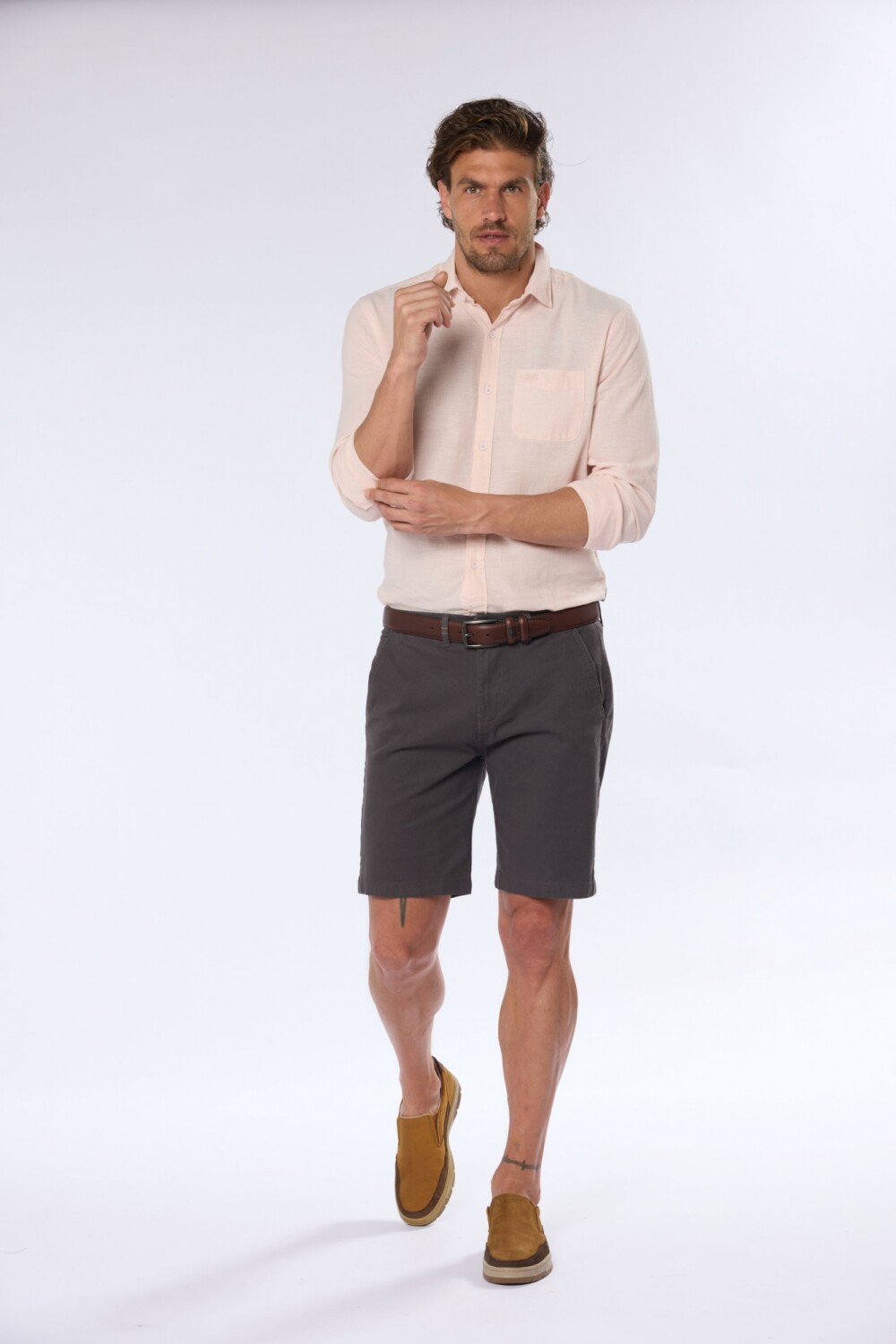 BERMUDA CLASICA Gris