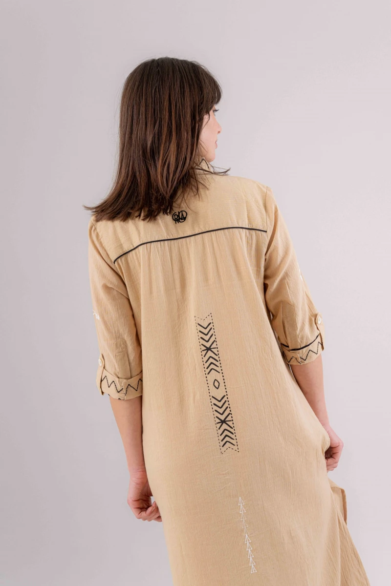 Vestido Sara beige l