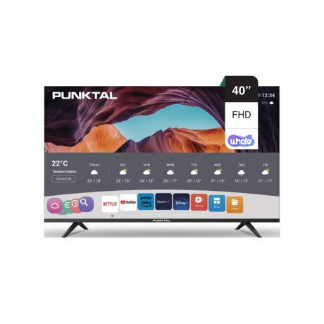 Smart Tv PUNKTAL 40' FHD LED PK-40 Wos WhaleOS Con Control Remoto Smart Tv PUNKTAL 40' FHD LED PK-40 Wos WhaleOS Con Control Remoto