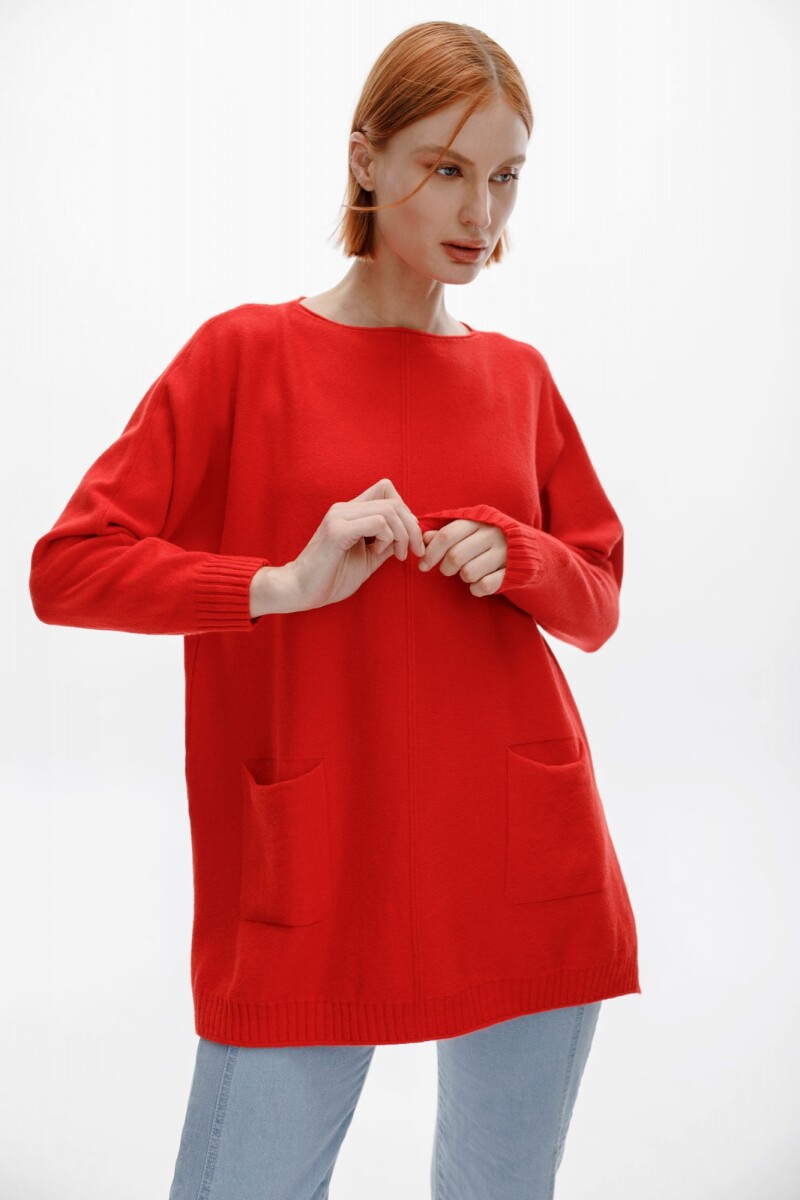 Sweater New Tropea Rojo