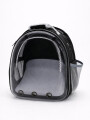 MOCHILA TRANSPORTADORA CON VISOR NEGRO