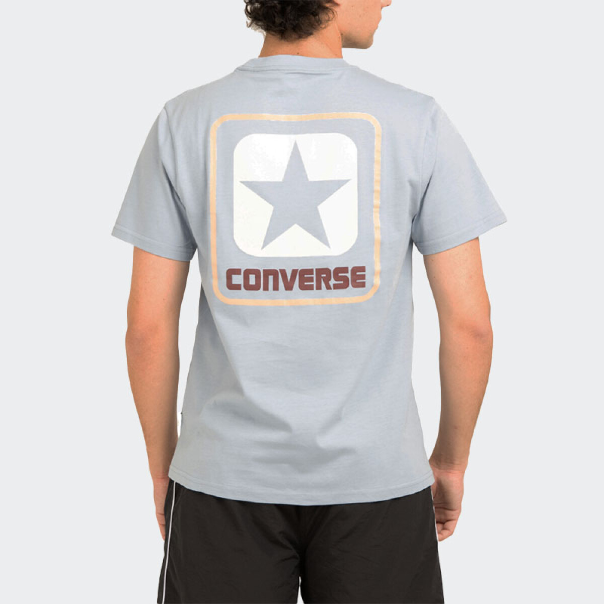 Remera Converse Box Star - Azul 