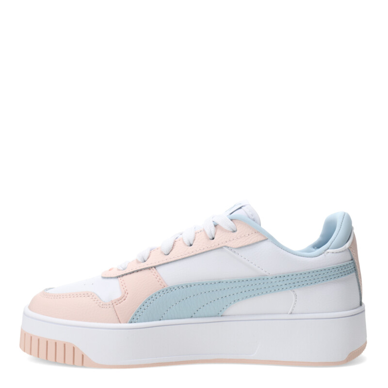 Championes de Mujer Puma Carina Street Plataforma Blanco - Rosa - Celeste