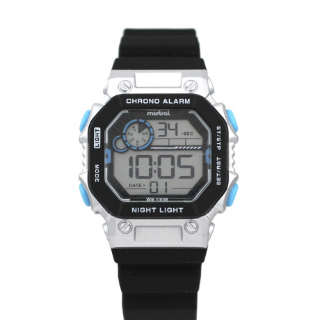 Reloj Mistral Deportivo Silicona Negro 0