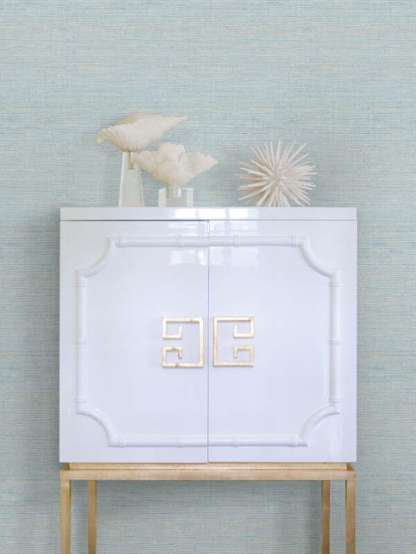 COLECCIÓN PACIFICA - AGAVE BLUE IMITATION GRASSCLOTH - N/A