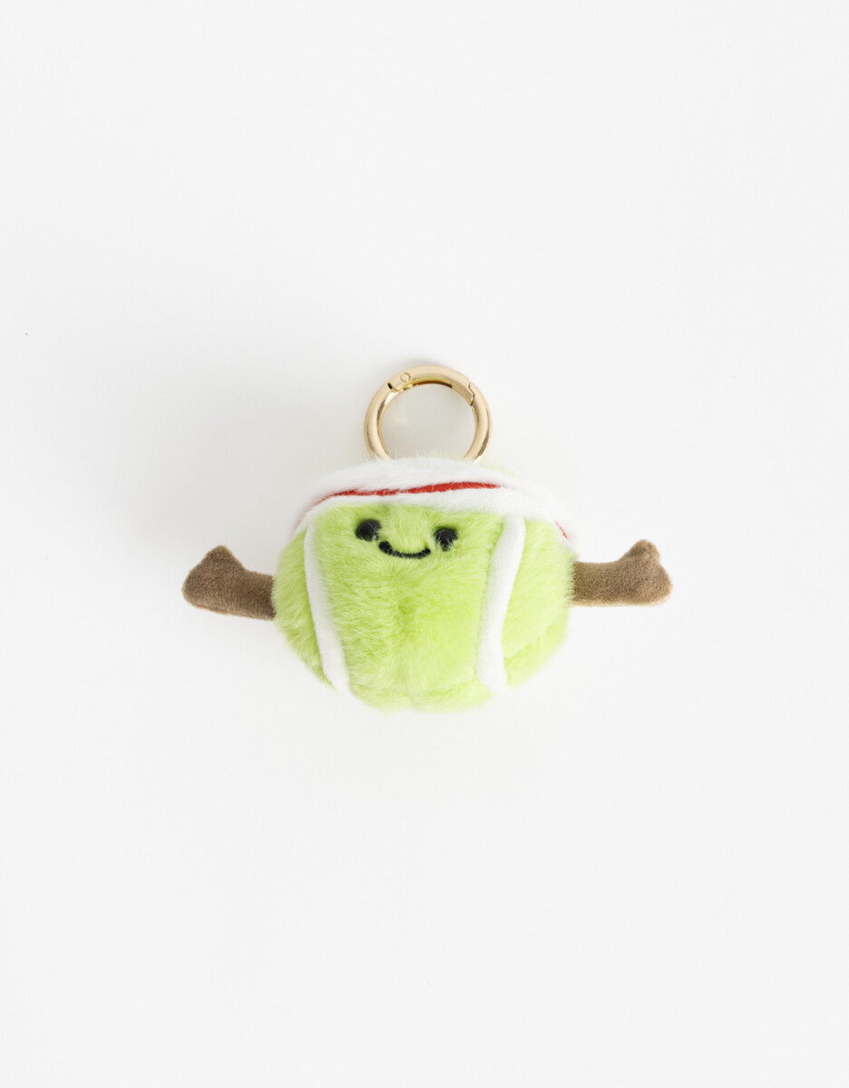 Llavero Y Bag Charm Pelota De Tenis 