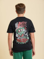 T-SHIRT FUNGI TEEN RUSTY Negro
