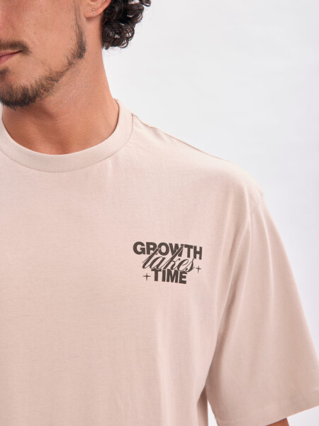 Remera oversize Trust Gris Claro