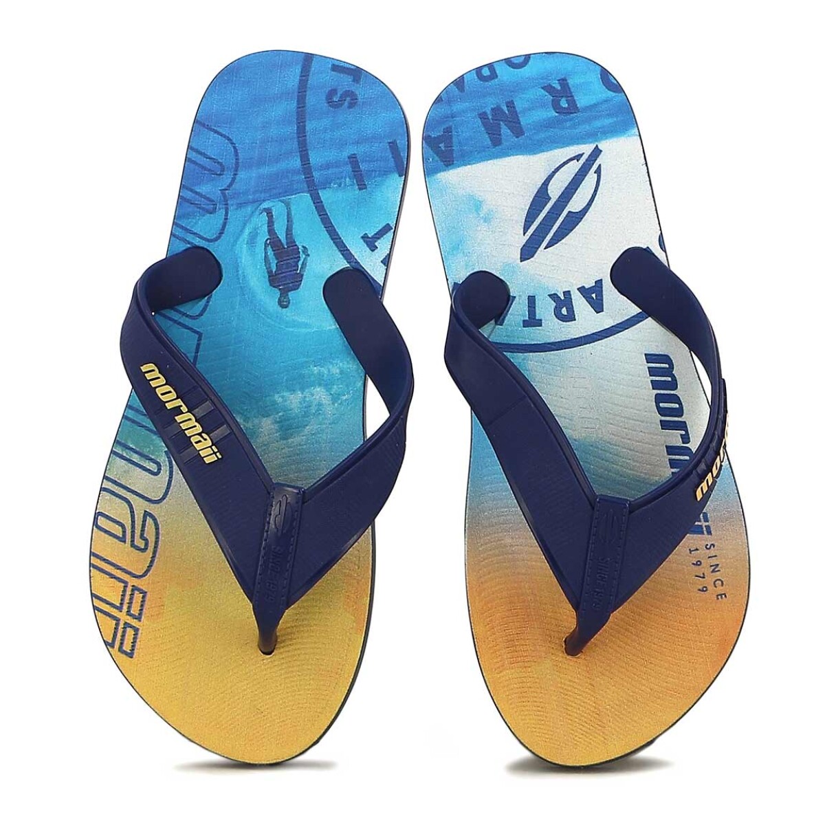 Chanclas Mormaii Ii Ojota Tropical Grafics 2023 - Azul-azul 