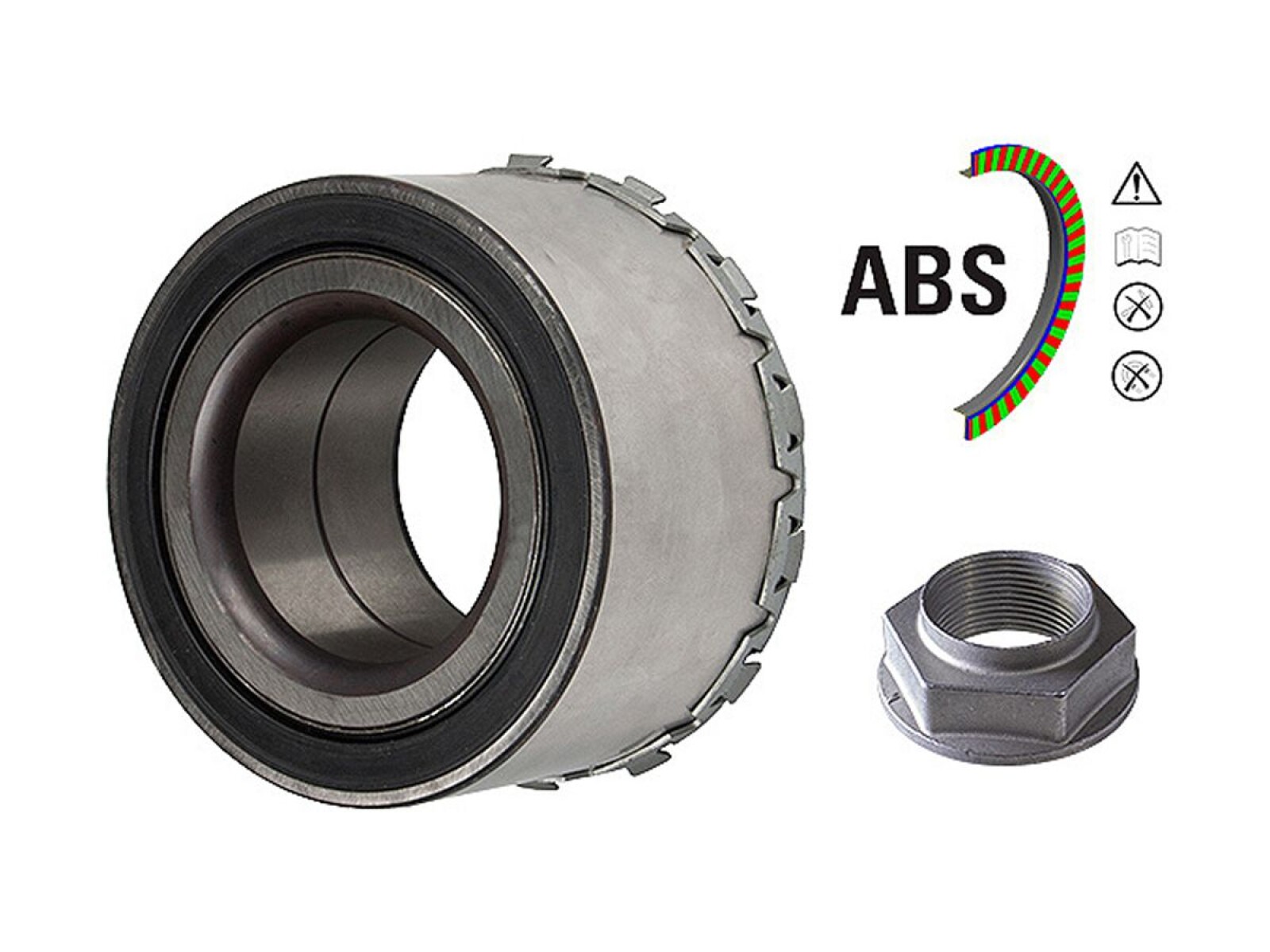 Rueda Del Rod Doble Hilera Mercedes Benz Vito 111Cdi (W447) 1.6 Cdi 18-25 Int.Ø50xExt.Ø92x50 