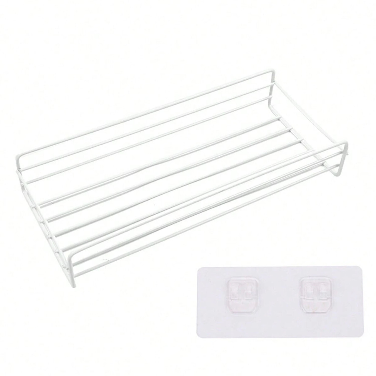 Estante Organizador Soporte Autoadhesivo Sin Tornillos - Blanco 