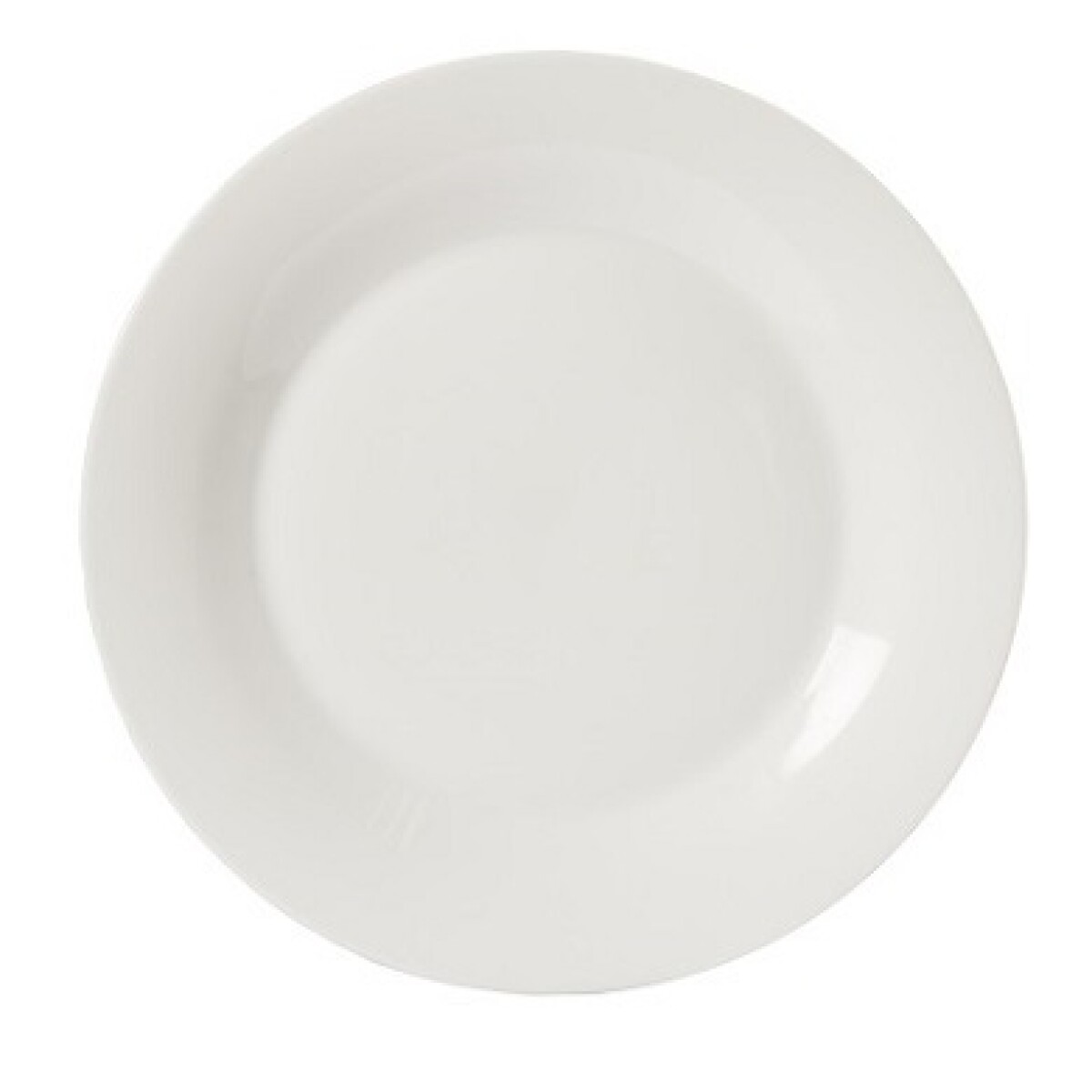 Plato llano 23 cms Super Blanco 