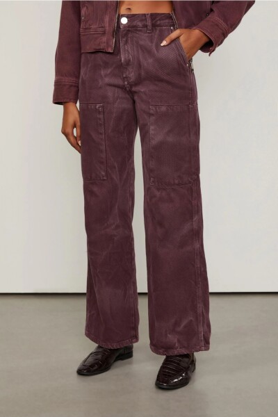 PANTALÓN BOOT 70S Violeta