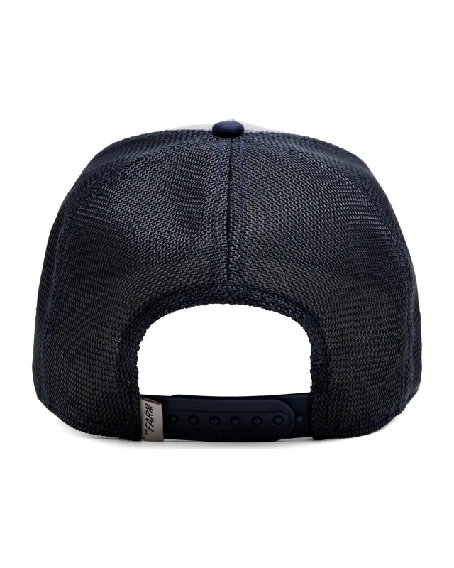 Gorra Goorin Bros Trucker Baseball - Lone Wolf Cuero Azul Gorra Goorin Bros Trucker Baseball - Lone Wolf Cuero Azul