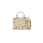 MARC JACOBS - THE WILD DAISY CANVAS SMALL TOTE BAG Blanco