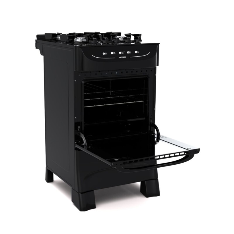 Cocina TEM Victoria 4H Negra Cocina TEM Victoria 4H Negra