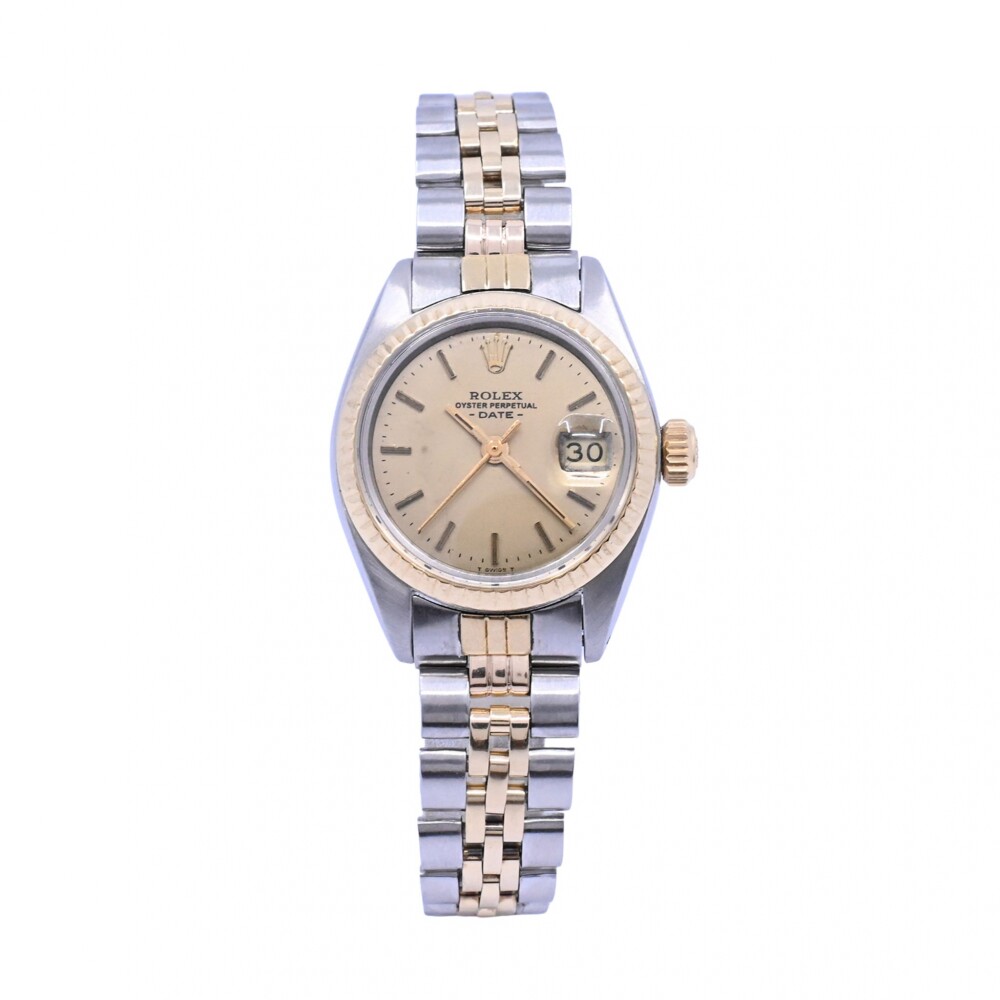 Rolex date dama 6917 acero y oro 26 mm año 1980 Rolex date dama 6917 acero y oro 26 mm año 1980