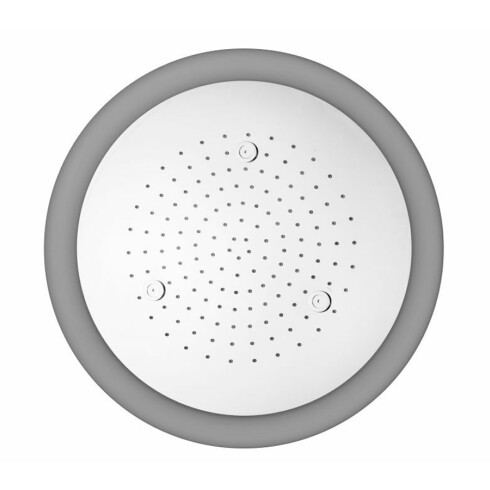 Roseta Cromo Luces Led Y Control Remoto Aqualia 000