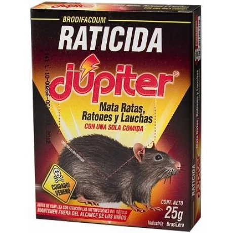 RATICIDA JUPITER 25 GRS RATICIDA JUPITER 25 GRS
