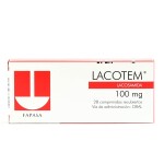 LACOTEM 100 MG. CJ X 28 COMP. REC. única
