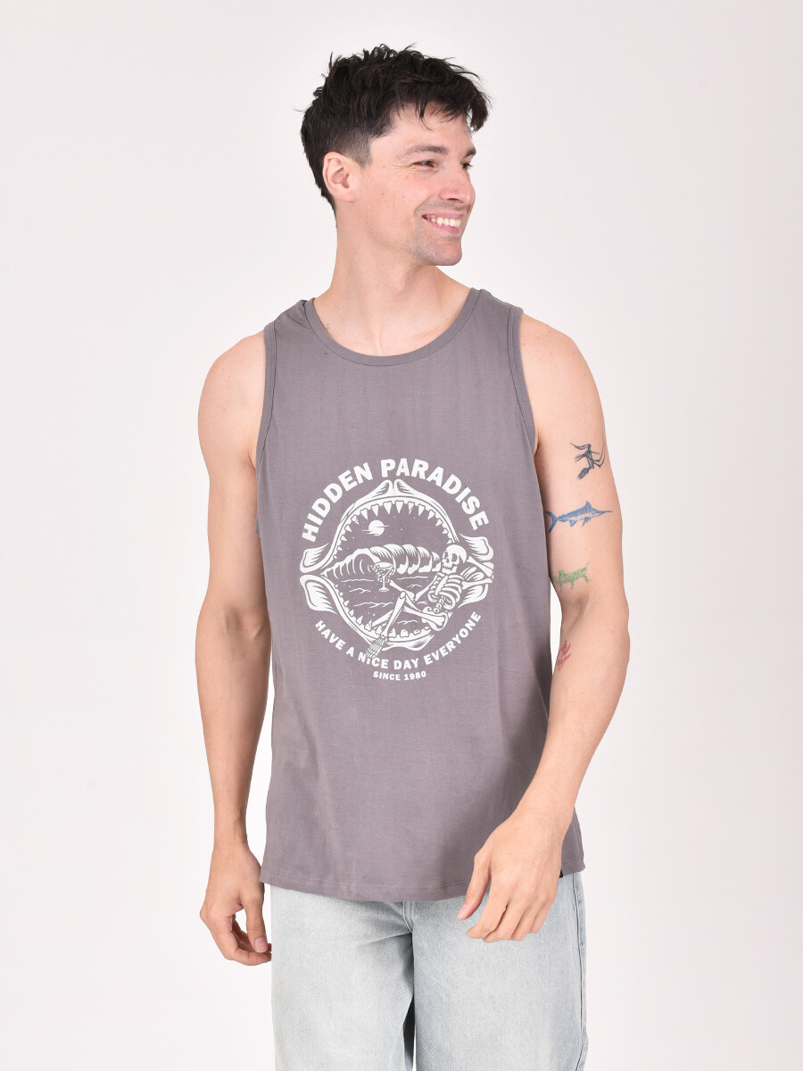 MUSCULOSA SAN DIEGO - GRIS OSCURO 