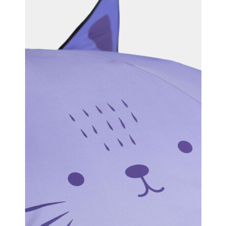 Paraguas Infantil De Gatito Violeta Lila