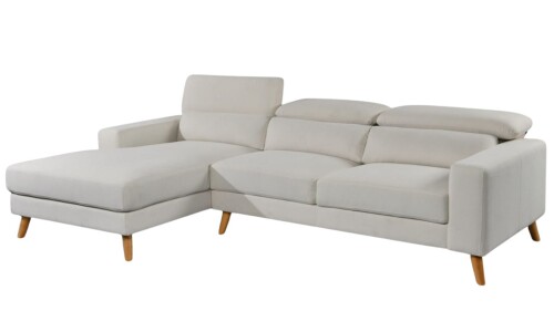 Sofá Chaise MILO en Tela PREVENTA Beige