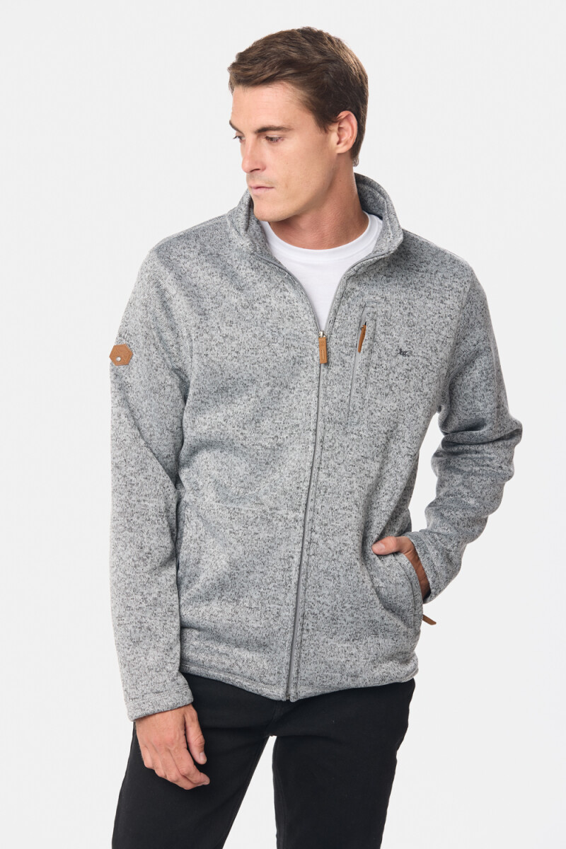 CAMPERA FELPA ESPECIAL - Gris 